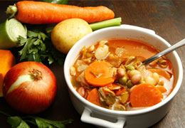 Vegetable soup with beans from Hampshire